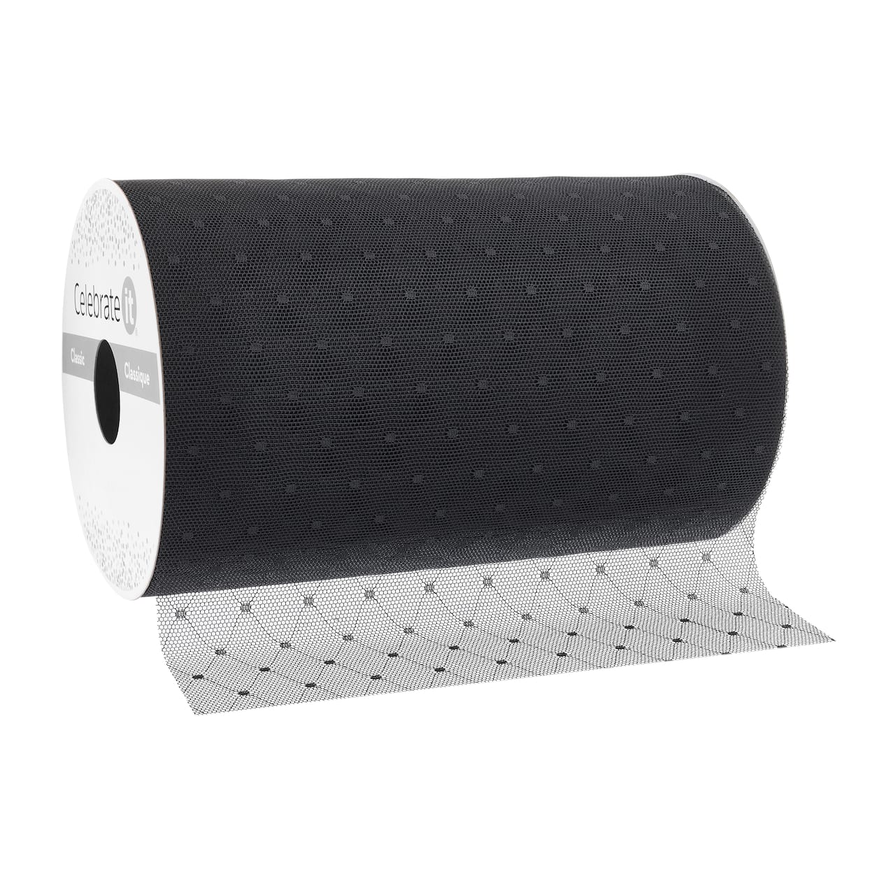 6" x 10yd. Black Lace Ribbon by Celebrate It® Classic